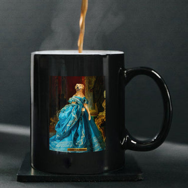 Personalized Dog Gift Idea - Royal Dog's Portrait 66 For Dog Lovers - Black Mug